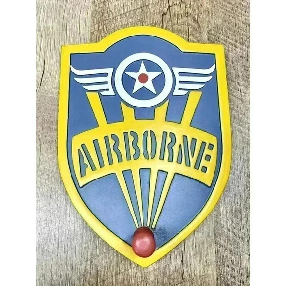 Lot Of 3 Bombay Company Aviation Theme Coat Hanger Wall Decor Airborne Airplane - Picture 4 of 9